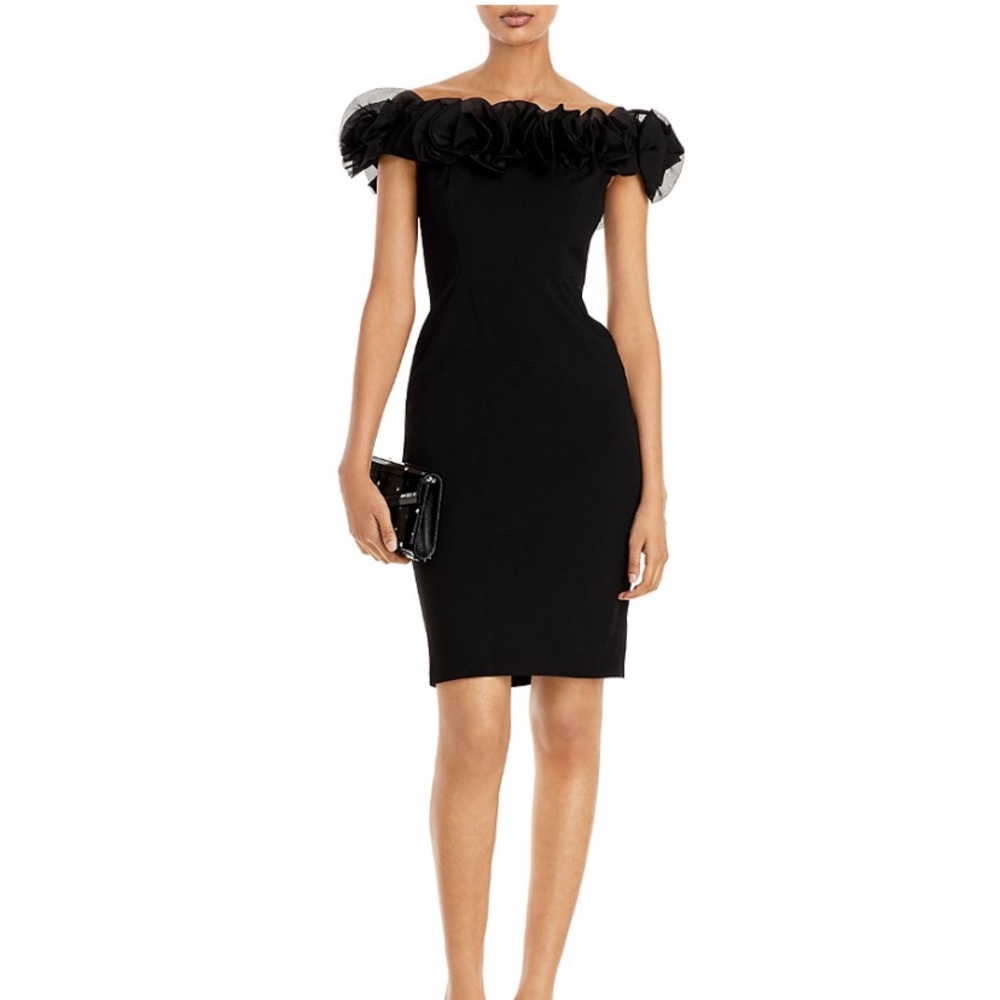 Ruffled Off the Shoulder Dress